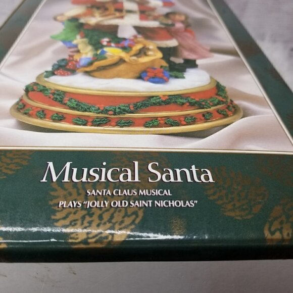 Vintage Musical Santa Claus Plays Jolly Old St Nicholas - Picture 11 of 12